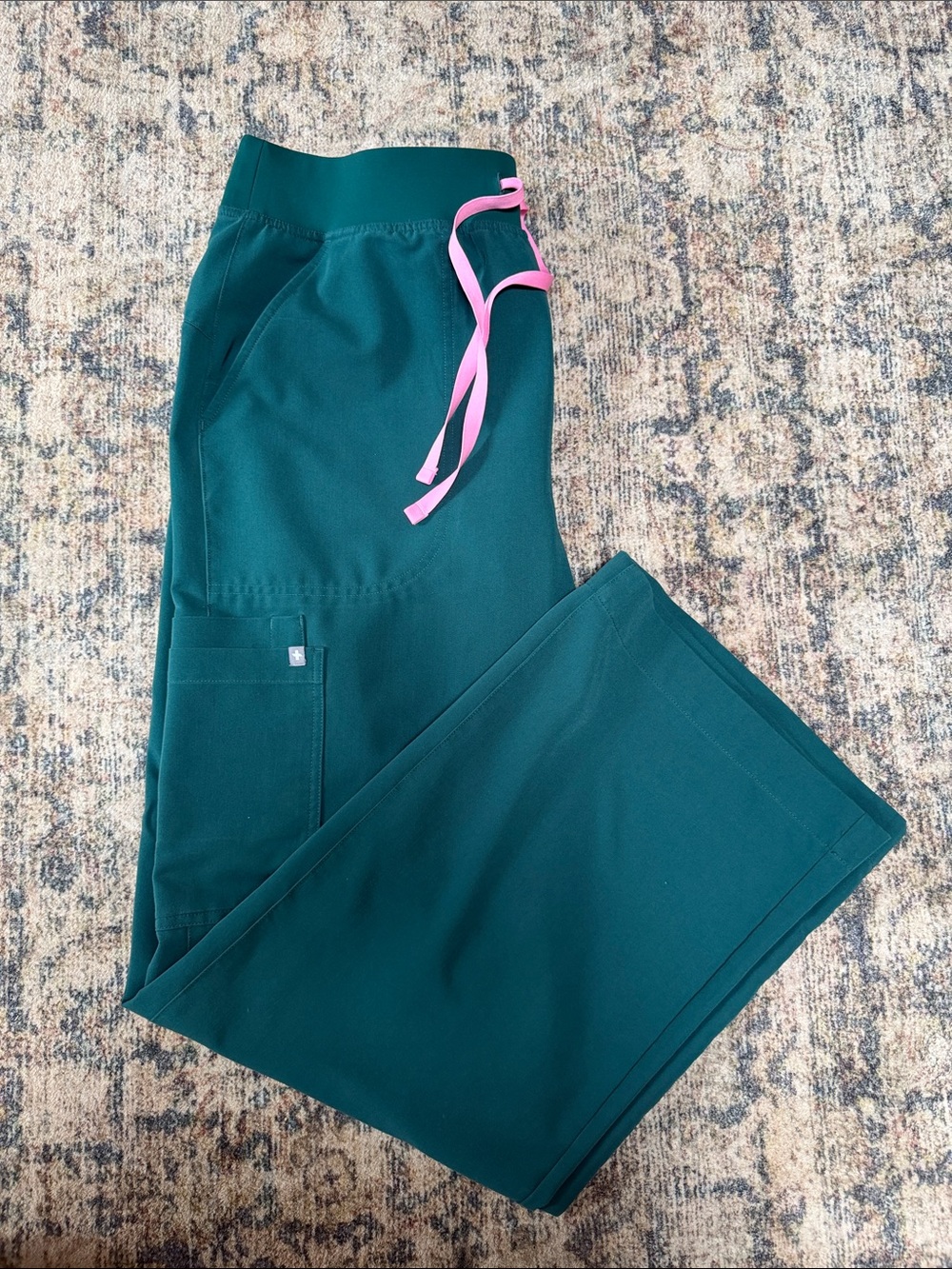 FIGS FORREST GREEN Isabel Wide Leg